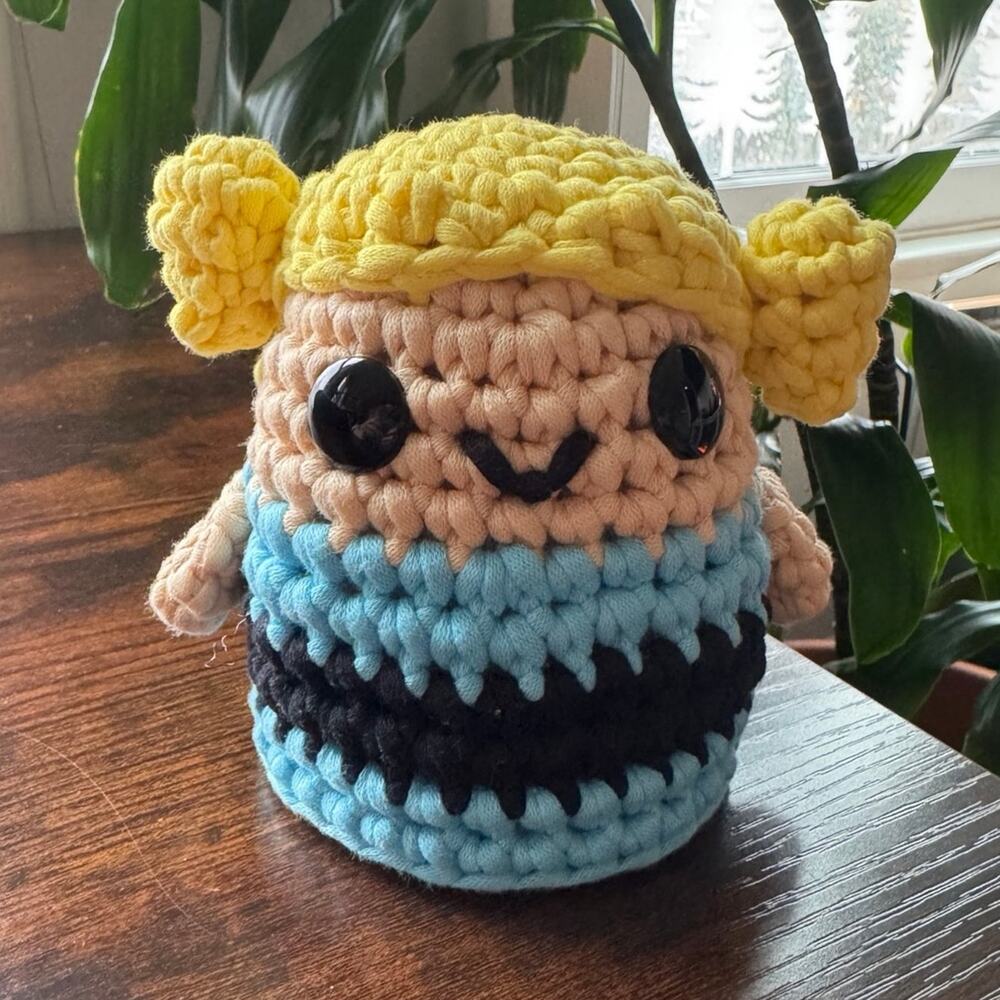 *Pre-made Plushie* Woobles Warner Bros. Powerpuff Girls Bubbles™ Cartoon Plush